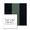 Picture of Rothko Mint Julep | Set of 2 | 14" X 26" Sunbrella Outdoor Throw Pillows with Premium Inserts