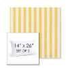 Picture of Sail Away Sunflower | Set of 2 | 14" X 26" Sunbrella Outdoor Throw Pillows with Premium Inserts
