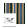 Picture of Varsity Country Club | Set of 2 | 14" X 26" Sunbrella Outdoor Throw Pillows with Premium Inserts