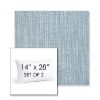 Picture of Adena Celeste | Set of 2 | 14" X 28" Sunbrella Outdoor Throw Pillows with Premium Inserts