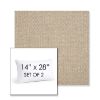 Picture of Blend Sand | Set of 2 | 14" X 28" Sunbrella Outdoor Throw Pillows with Premium Inserts