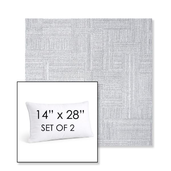 Picture of Boro Elegance | Set of 2 | 14" X 28" Sunbrella Outdoor Throw Pillows with Premium Inserts