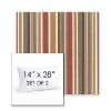Picture of Brannon Redwood | Set of 2 | 14" X 28" Sunbrella Outdoor Throw Pillows with Premium Inserts