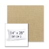 Picture of Canvas Heather Beige | Set of 2 | 14" X 28" Sunbrella Outdoor Throw Pillows with Premium Inserts