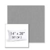 Picture of Canvas Lead Chine | Set of 2 | 14" X 28" Sunbrella Outdoor Throw Pillows with Premium Inserts