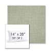 Picture of Cast Oasis | Set of 2 | 14" X 28" Sunbrella Outdoor Throw Pillows with Premium Inserts