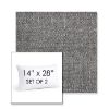 Picture of Chartres Granite | Set of 2 | 14" X 28" Sunbrella Outdoor Throw Pillows with Premium Inserts