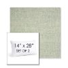 Picture of Chartres Mist | Set of 2 | 14" X 28" Sunbrella Outdoor Throw Pillows with Premium Inserts