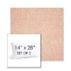 Picture of Chartres Rose | Set of 2 | 14" X 28" Sunbrella Outdoor Throw Pillows with Premium Inserts