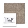 Picture of Chartres Truffle | Set of 2 | 14" X 28" Sunbrella Outdoor Throw Pillows with Premium Inserts