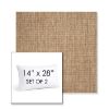 Picture of Crush Camel | Set of 2 | 14" X 28" Sunbrella Outdoor Throw Pillows with Premium Inserts