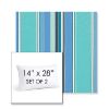 Picture of Dolce Oasis | Set of 2 | 14" X 28" Sunbrella Outdoor Throw Pillows with Premium Inserts