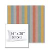 Picture of Entice Sunrise | Set of 2 | 14" X 28" Sunbrella Outdoor Throw Pillows with Premium Inserts