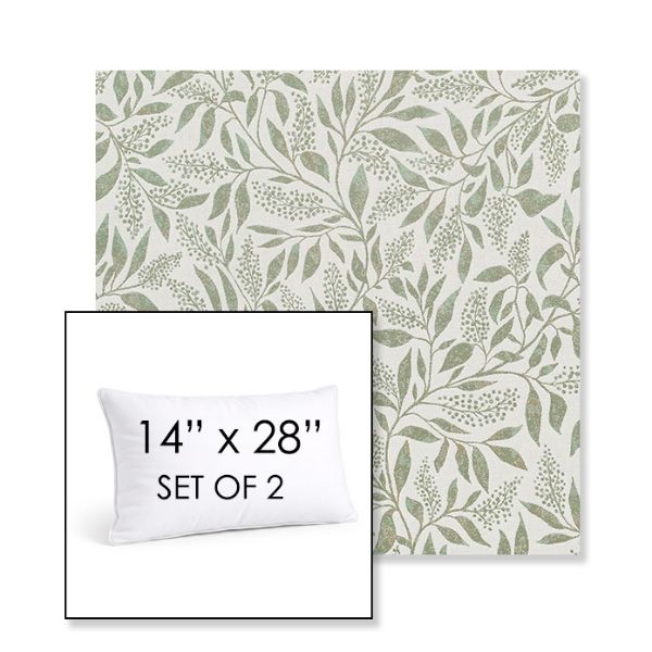 Picture of Exquisite Aloe | Set of 2 | 14" X 28" Sunbrella Outdoor Throw Pillows with Premium Inserts