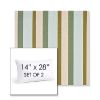 Picture of Gateway Aloe | Set of 2 | 14" X 28" Sunbrella Outdoor Throw Pillows with Premium Inserts