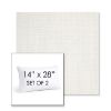 Picture of Idol Snow | Set of 2 | 14" X 28" Sunbrella Outdoor Throw Pillows with Premium Inserts