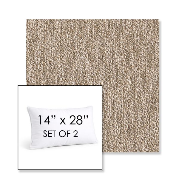 Picture of Improve Dune | Set of 2 | 14" X 28" Sunbrella Outdoor Throw Pillows with Premium Inserts