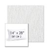 Picture of Improve White | Set of 2 | 14" X 28" Sunbrella Outdoor Throw Pillows with Premium Inserts