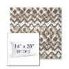 Picture of Inga Merino | Set of 2 | 14" X 28" Sunbrella Outdoor Throw Pillows with Premium Inserts