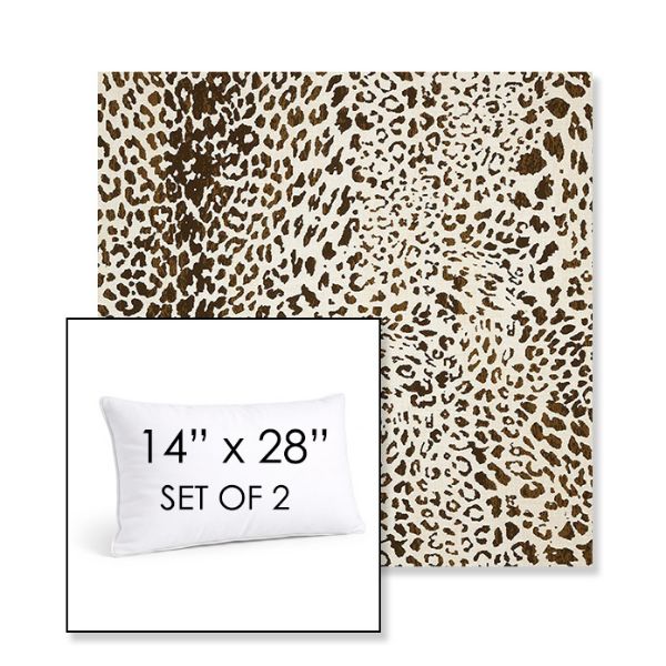 Picture of Instinct Espresso | Set of 2 | 14" X 28" Sunbrella Outdoor Throw Pillows with Premium Inserts
