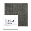 Picture of Kudos Carbon | Set of 2 | 14" X 28" Sunbrella Outdoor Throw Pillows with Premium Inserts