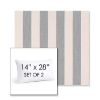 Picture of Leisure Denim | Set of 2 | 14" X 28" Sunbrella Outdoor Throw Pillows with Premium Inserts