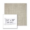 Picture of Linville Oyster | Set of 2 | 14" X 28" Sunbrella Outdoor Throw Pillows with Premium Inserts