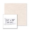 Picture of Litchfield Eggshell | Set of 2 | 14" X 28" Sunbrella Outdoor Throw Pillows with Premium Inserts