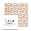 Picture of Lola Clay | Set of 2 | 14" X 28" Sunbrella Outdoor Throw Pillows with Premium Inserts