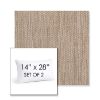 Picture of Metamorphic Sand | Set of 2 | 14" X 28" Sunbrella Outdoor Throw Pillows with Premium Inserts