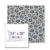 Picture of Mia Sapphire | Set of 2 | 14" X 28" Sunbrella Outdoor Throw Pillows with Premium Inserts