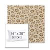 Picture of Mia Toffee | Set of 2 | 14" X 28" Sunbrella Outdoor Throw Pillows with Premium Inserts