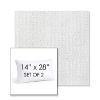 Picture of Momento Snow | Set of 2 | 14" X 28" Sunbrella Outdoor Throw Pillows with Premium Inserts