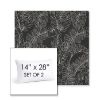 Picture of Palma Shadow | Set of 2 | 14" X 28" Sunbrella Outdoor Throw Pillows with Premium Inserts