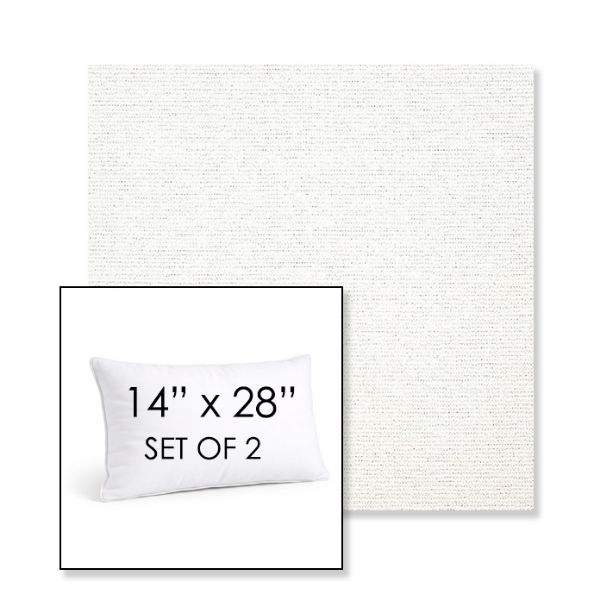 Picture of Platform Salt | Set of 2 | 14" X 28" Sunbrella Outdoor Throw Pillows with Premium Inserts