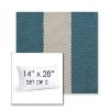 Picture of Rothko Curacao | Set of 2 | 14" X 28" Sunbrella Outdoor Throw Pillows with Premium Inserts