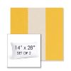 Picture of Rothko Lemonade | Set of 2 | 14" X 28" Sunbrella Outdoor Throw Pillows with Premium Inserts