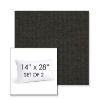 Picture of Spectrum Carbon | Set of 2 | 14" X 28" Sunbrella Outdoor Throw Pillows with Premium Inserts