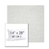 Picture of Switch Snow | Set of 2 | 14" X 28" Sunbrella Outdoor Throw Pillows with Premium Inserts