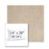 Picture of Tailored Putty | Set of 2 | 14" X 28" Sunbrella Outdoor Throw Pillows with Premium Inserts