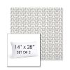 Picture of Underline Dove | Set of 2 | 14" X 28" Sunbrella Outdoor Throw Pillows with Premium Inserts