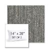 Picture of Vista Slate | Set of 2 | 14" X 28" Sunbrella Outdoor Throw Pillows with Premium Inserts