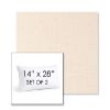 Picture of Willa Cream | Set of 2 | 14" X 28" Sunbrella Outdoor Throw Pillows with Premium Inserts