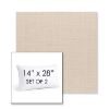 Picture of Willa Linen | Set of 2 | 14" X 28" Sunbrella Outdoor Throw Pillows with Premium Inserts