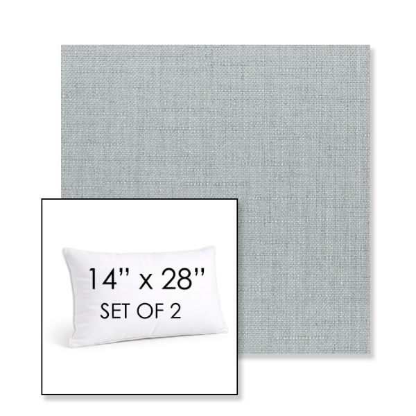 Picture of Willa Seaglass | Set of 2 | 14" X 28" Sunbrella Outdoor Throw Pillows with Premium Inserts