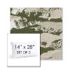 Picture of Yama Tanada | Set of 2 | 14" X 28" Sunbrella Outdoor Throw Pillows with Premium Inserts