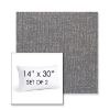 Picture of Abstraction Denim | Set of 2 | 14" X 30" Sunbrella Outdoor Throw Pillows with Premium Inserts