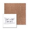 Picture of Argo Clay | Set of 2 | 14" X 30" Sunbrella Outdoor Throw Pillows with Premium Inserts