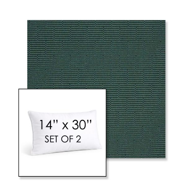 Picture of Boardwalk Coaster | Set of 2 | 14" X 30" Sunbrella Outdoor Throw Pillows with Premium Inserts