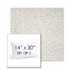 Picture of Dumont Stucco | Set of 2 | 14" X 30" Sunbrella Outdoor Throw Pillows with Premium Inserts